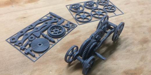 Wind-up Car Kit Card